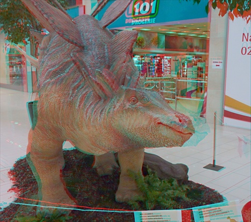 3D výstava prehistorických zvierat v Shopping Palace - c