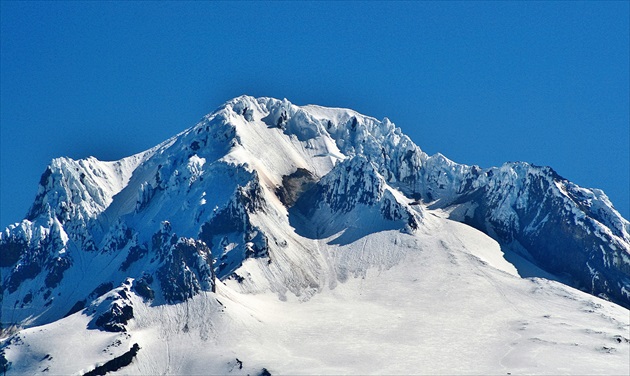 Na vrchole hory Mt. Hood ( 3,429m ) ...