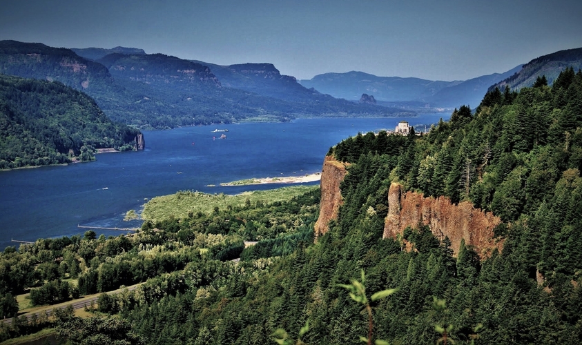 Vista House At Crown Point...