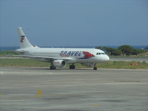 Rolujúci Airbus A320