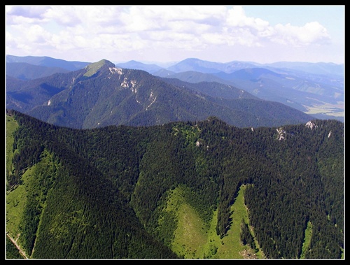 Výhľad zo Zadnej Poludnice