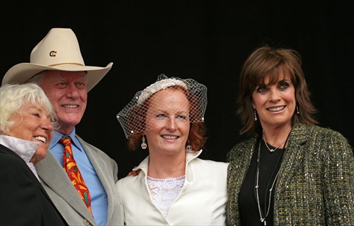 Larry Hagman a Linda Gray