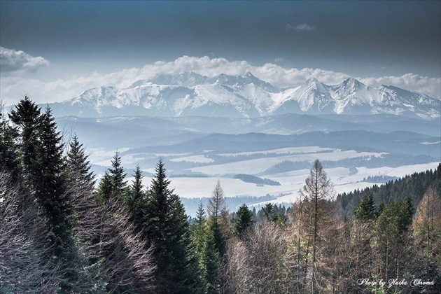 Pohĺad na Tatry