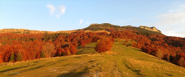 jeseň pod Čiernym kameňom