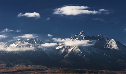 Vysoké Tatry z dialnice3